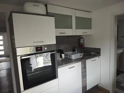 Küche/Küchenzeile in der Unterkunft Haus Kerkyra