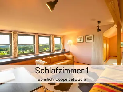 Ein Sitzbereich in der Unterkunft Valentyns Farmhaus