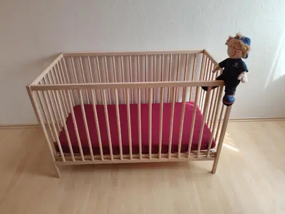 Ein Bett oder Betten in einem Zimmer der Unterkunft Rheinuferhaus