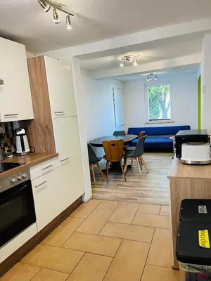 Küche/Küchenzeile in der Unterkunft BB Crew House