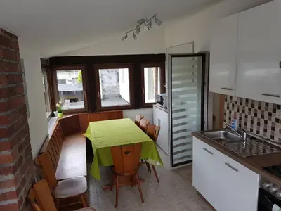 Küche/Küchenzeile in der Unterkunft BB Crew House