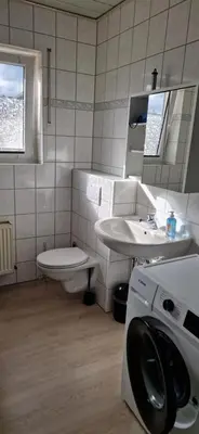 Ein Badezimmer in der Unterkunft Zentral gelegene Monteurunterkunft Bad Kreuznach
