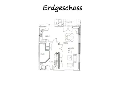 Grundriss der Unterkunft Holiday home in Wiesbaum with barbecue