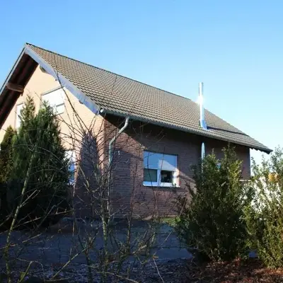 Holiday home in Wiesbaum with barbecue