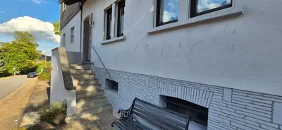 Das Gebäude in dem sich die Ferienwohnung befindet