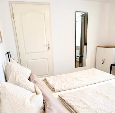 Ein Bett oder Betten in einem Zimmer der Unterkunft Auszeit zwischen Mosel und Nürburgring