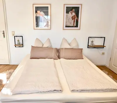 Ein Bett oder Betten in einem Zimmer der Unterkunft Auszeit zwischen Mosel und Nürburgring