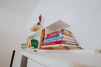 Die Bibliothek in der Ferienwohnung