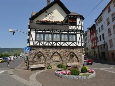 Das Gebäude in dem sich die Ferienwohnung befindet