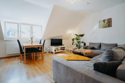 Ein Sitzbereich in der Unterkunft Charmanter Altbau in Boppard, Platz für 5