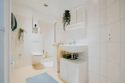 Ein Badezimmer in der Unterkunft Charmanter Altbau in Boppard, Platz für 5