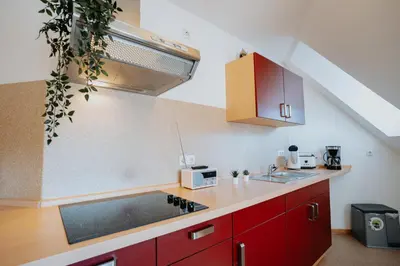 Küche/Küchenzeile in der Unterkunft Charmanter Altbau in Boppard, Platz für 5