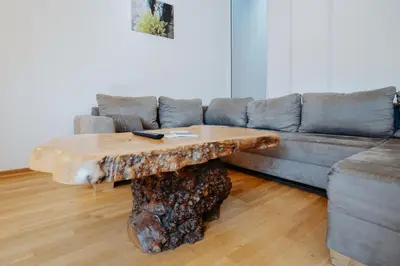 Ein Sitzbereich in der Unterkunft Charmanter Altbau in Boppard, Platz für 5