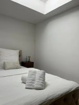 Ein Bett oder Betten in einem Zimmer der Unterkunft Enjoy Zimmer