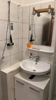 Ein Badezimmer in der Unterkunft Ferienwohnung Trier