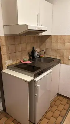 Küche/Küchenzeile in der Unterkunft Ferienwohnung Trier