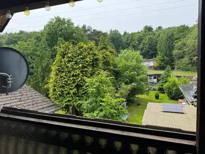 Ein Garten an der Unterkunft Ferienhaus Feyen
