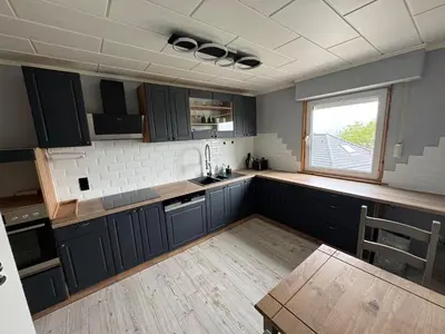 Küche/Küchenzeile in der Unterkunft Ferienhaus Feyen