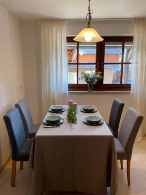 Ein Sitzbereich in der Unterkunft Auszeit Ferienhaus Nr 2