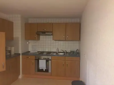 Küche/Küchenzeile in der Unterkunft Auszeit Ferienhaus Nr 2