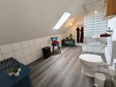 Ein Badezimmer in der Unterkunft Ferienwohnung Vulkanblick -Dein Ruheplatz mitten im Vulkanland