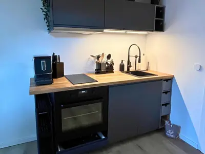 Küche/Küchenzeile in der Unterkunft Apartment Eifelglück with roof terrace