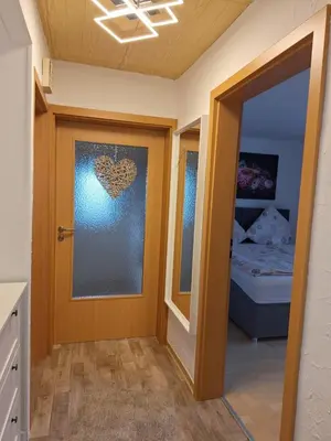 Ein Bett oder Betten in einem Zimmer der Unterkunft Feriennest Zita