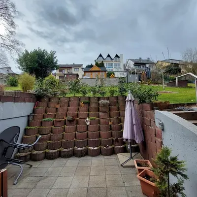 Ein Garten an der Unterkunft Feriennest Zita