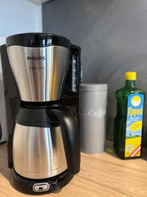 Kaffee-/Teezubehör in der Unterkunft HunsrückGlück Ferienhaus am Schinderhannes-Radweg
