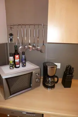 Küche/Küchenzeile in der Unterkunft Ferienwohnung Rheinblick Koblenz