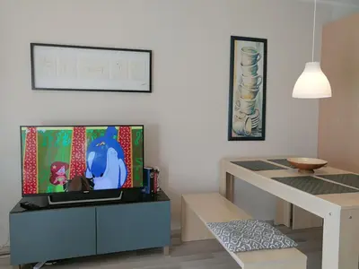 TV/Unterhaltungsangebot in der Unterkunft Abendsonne Apartments