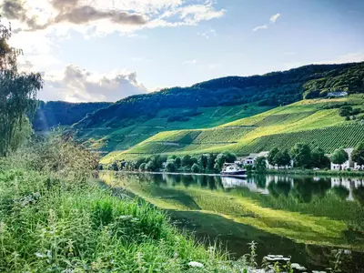 Naturlandschaft in der Nähe des Ferienhauses