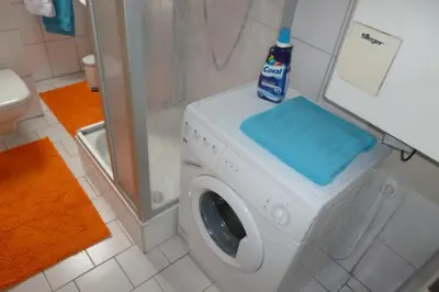 Ein Badezimmer in der Unterkunft Ferienwohnung Uni Koblenz