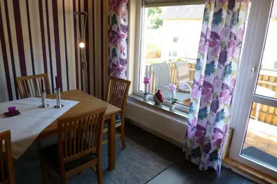 Ein Balkon oder eine Terrasse in der Unterkunft Ferienwohnung Koblenz City