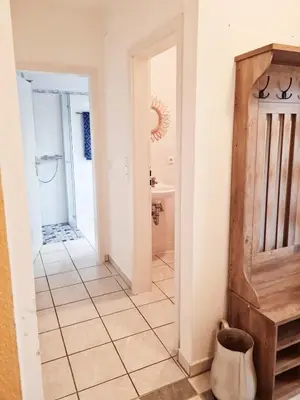 Ein Badezimmer in der Unterkunft Landlust Meddersheim