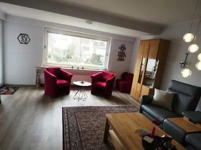Ein Sitzbereich in der Unterkunft Holiday home with 3 bedrooms