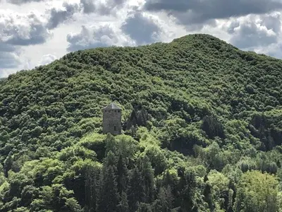 Naturlandschaft in der Nähe des Ferienhauses