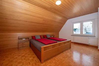 Ein Bett oder Betten in einem Zimmer der Unterkunft Ferienwohnung Merllorca DG