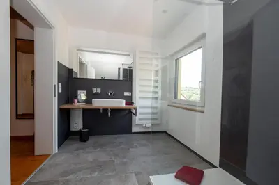 Küche/Küchenzeile in der Unterkunft Ferienwohnung Merllorca DG