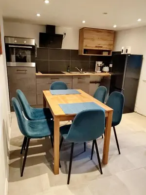 Küche/Küchenzeile in der Unterkunft Südeifel Spangdahlem