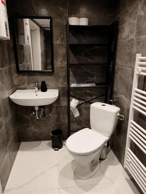 Ein Badezimmer in der Unterkunft Südeifel Spangdahlem