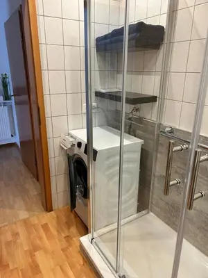Küche/Küchenzeile in der Unterkunft FeWo Nordlicht