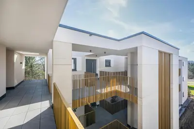 Ein Balkon oder eine Terrasse in der Unterkunft KaiserLogen Living