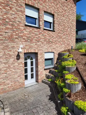 Ein Garten an der Unterkunft Ferienwohnung Pommerbachquelle