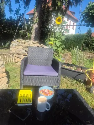Ein Garten an der Unterkunft Ferienwohnung Julianna