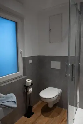 Ein Badezimmer in der Unterkunft Appartements Jupp und Hilde