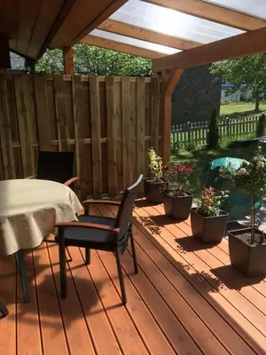 Ein Garten an der Unterkunft Ferienhaus Vulkaneifel Bei Hepp