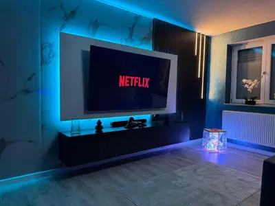 TV/Unterhaltungsangebot in der Unterkunft Modern luxury apartment in Koblenz