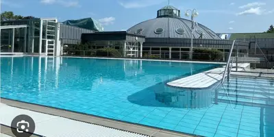 Der Swimmingpool an oder in der Nähe von Ferienwohnung Stefanie am Frankenbach
