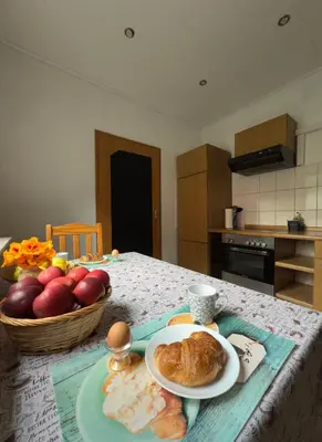 Essen in der Ferienwohnung oder in der Nähe